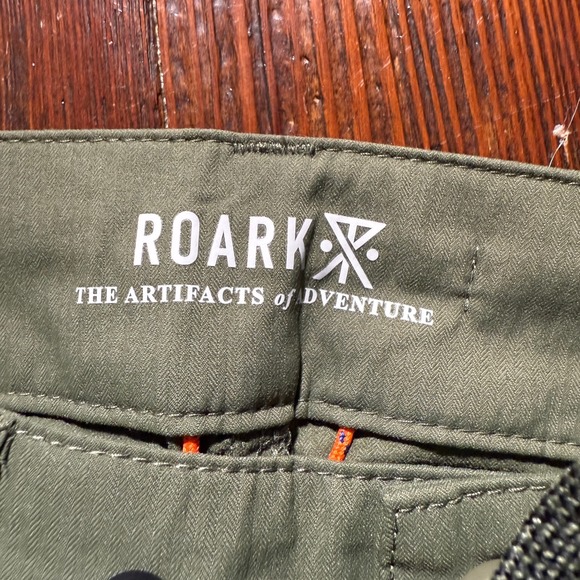 Roark Explorer Adventure Pants Mens 28x30 Military Green Hiking Stretch Nylon - Picture 4 of 16
